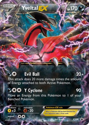 Yveltal EX XY08 - Holofoil XY Promos