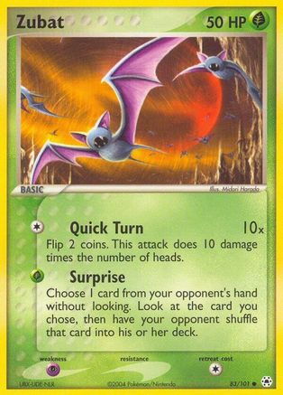 Zubat 083 - Reverse Holofoil Hidden Legends