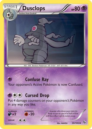Dusclops 039/106 - Reverse Holofoil XY Flashfire