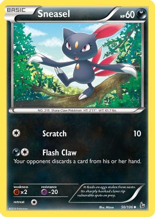 Sneasel 050/106 - XY Flashfire