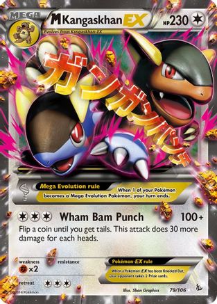 M Kangaskhan EX 079/106 - Holofoil XY Flashfire