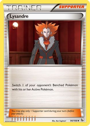 Lysandre 090/106 - Reverse Holofoil XY Flashfire