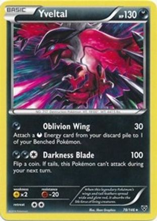 Yveltal (Cracked Ice Holo) 078/146 - Holofoil Deck Exclusives