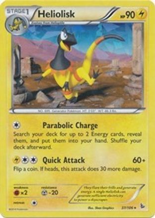 Heliolisk (XY Flashfire) 037/106 - Holofoil Deck Exclusives