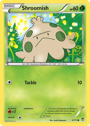 Shroomish 006/111 - Reverse Holofoil XY Furious Fists
