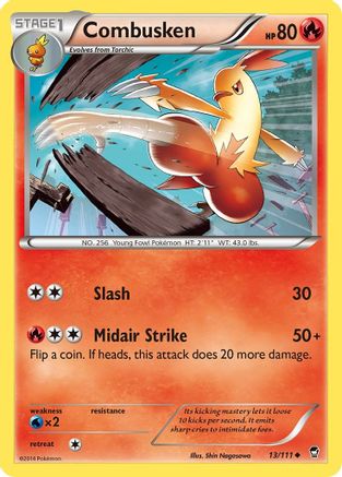 Combusken 013/111 - Reverse Holofoil XY Furious Fists