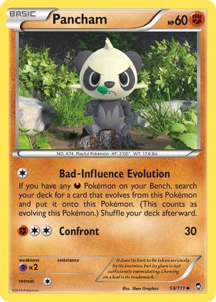 Pancham 059/111 - Reverse Holofoil XY Furious Fists