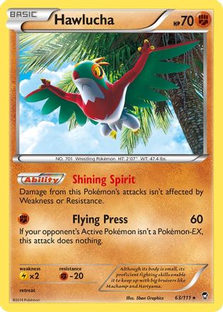Hawlucha 063/111 - Holofoil XY Furious Fists