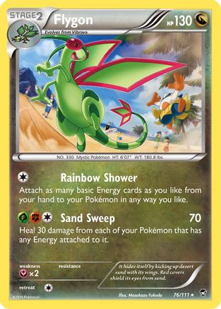 Flygon 076/111 - Reverse Holofoil XY Furious Fists