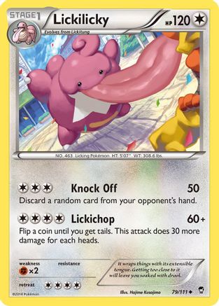 Lickilicky 079/111 - Reverse Holofoil XY Furious Fists