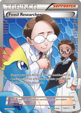 Fossil Researcher (Full Art) 110/111 - Holofoil XY Furious Fists