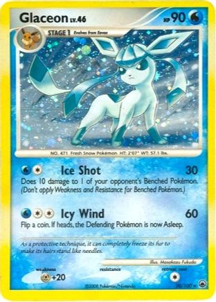 Glaceon (DP Majestic Dawn) 020/100 - Holofoil Deck Exclusives
