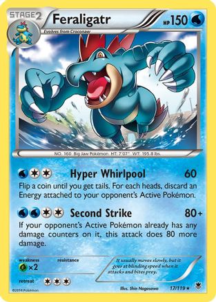 Feraligatr 017/119 - Holofoil XY Phantom Forces