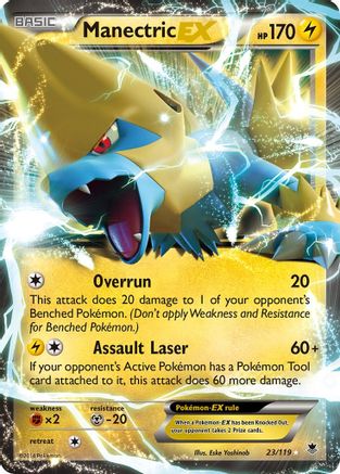 Manectric EX 023/119 - Holofoil XY Phantom Forces