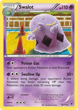 Swalot 038/119 - Reverse Holofoil XY Phantom Forces