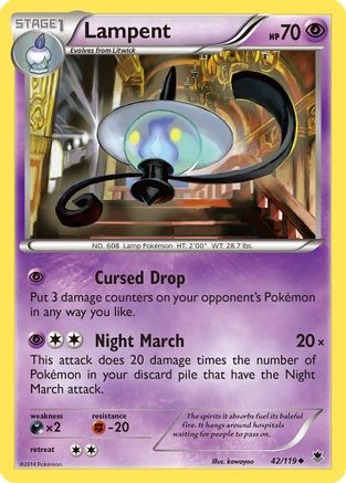 Lampent 042/119 - XY Phantom Forces