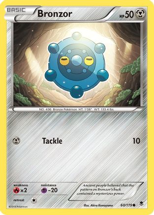 Bronzor 060/119 - Reverse Holofoil XY Phantom Forces