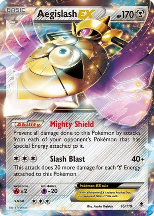 Aegislash EX 065/119 - Holofoil XY Phantom Forces
