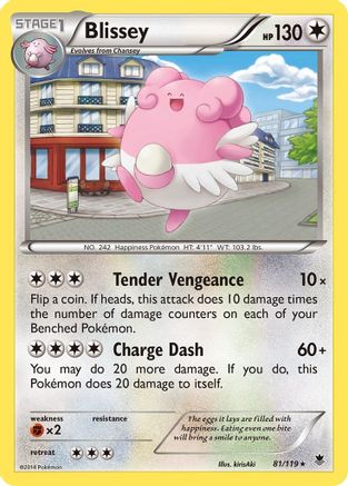 Blissey 081/119 - XY Phantom Forces