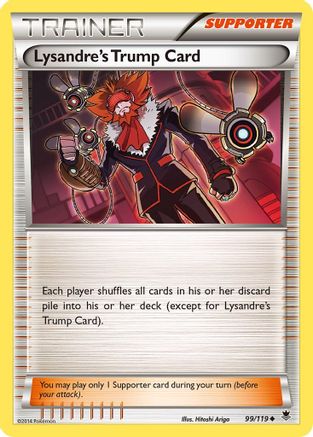 Lysandre's Trump Card 099/119 - Reverse Holofoil XY Phantom Forces
