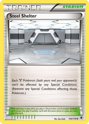 Steel Shelter 105/119 - Reverse Holofoil XY Phantom Forces