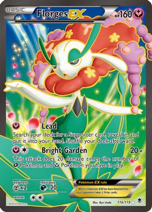 Florges EX (Full Art) 116/119 - Holofoil XY Phantom Forces