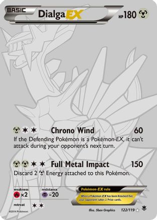 Dialga EX 122/119 - Holofoil XY Phantom Forces