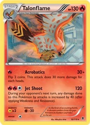Talonflame (XY Phantom Forces) 010/119 - Holofoil Deck Exclusives