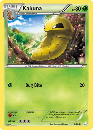 Kakuna 002/160 - XY Primal Clash