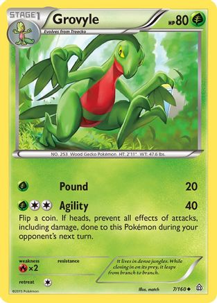 Grovyle 007/160 - XY Primal Clash