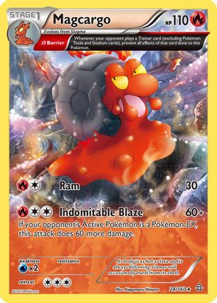 Magcargo (Omega) 024/160 - Reverse Holofoil XY Primal Clash