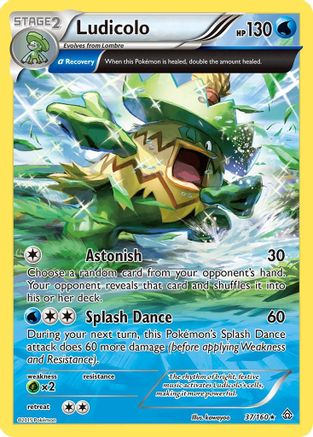 Ludicolo (Alpha) 037/160 XY Primal Clash