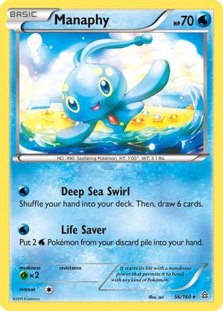 Manaphy 056/160 - Holofoil XY Primal Clash