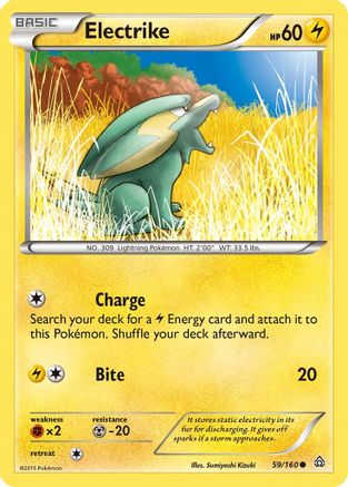 Electrike 059/160 - Reverse Holofoil XY Primal Clash
