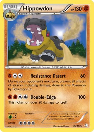 Hippowdon 088/160 - Holofoil XY Primal Clash