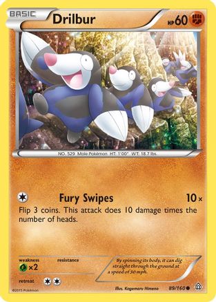 Drilbur 089/160 - XY Primal Clash
