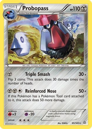 Probopass 095/160 - Reverse Holofoil XY Primal Clash