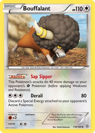 Bouffalant 119/160 - Reverse Holofoil XY Primal Clash