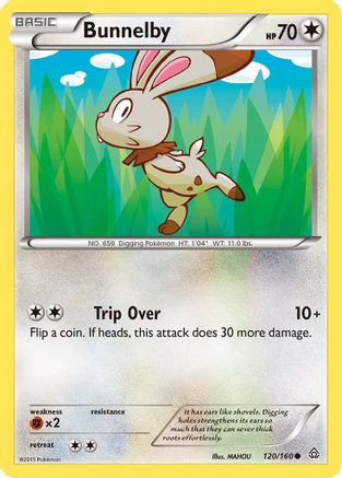 Bunnelby 120/160 - Reverse Holofoil XY Primal Clash