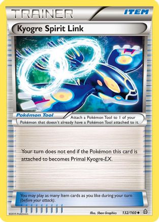 Kyogre Spirit Link 132/160 - XY Primal Clash