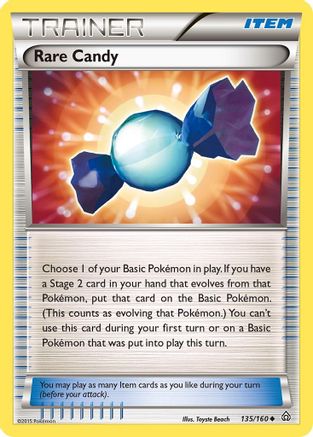 Rare Candy 135/160 - Reverse Holofoil XY Primal Clash
