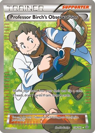 Professor Birch's Observations (Full Art) 159/160 - Holofoil XY Primal Clash