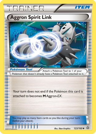 Aggron Spirit Link 123/160 - Reverse Holofoil XY Primal Clash