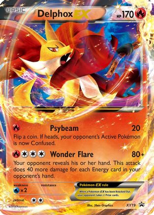 Delphox EX XY19 - Holofoil XY Promos