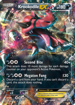 Krookodile EX XY25 - Holofoil XY Promos