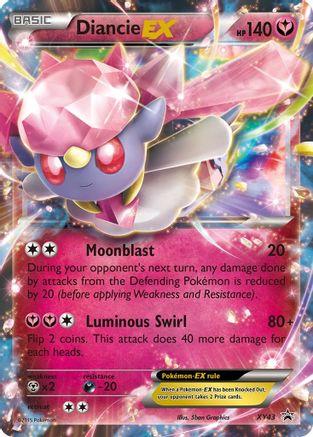Diancie EX XY43 - Holofoil XY Promos