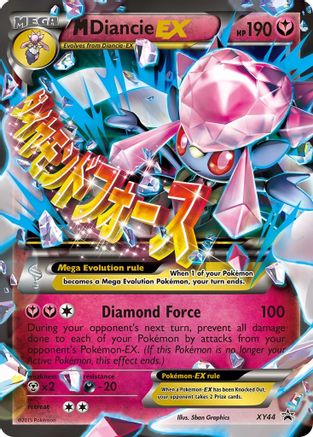 M Diancie EX XY44 - Holofoil XY Promos