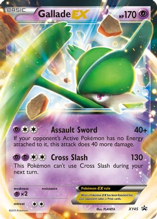 Gallade EX XY45 - Holofoil XY Promos