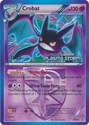 Crobat (Team Plasma) BW51 - Holofoil Black and White Promos