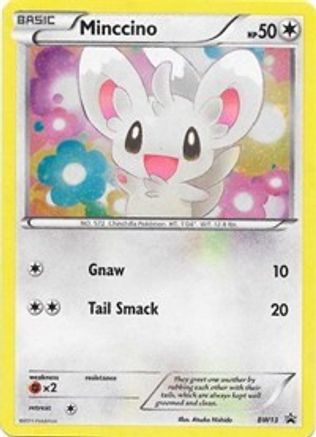 Minccino (Cracked Ice Holo) BW13 - Holofoil Black and White Promos